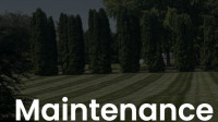 Maintenance